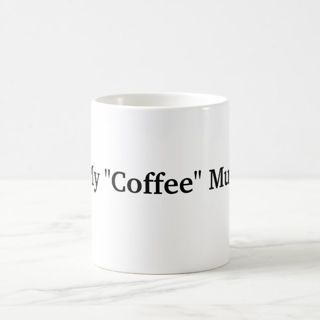 Ma tasse de "café" (Centre)