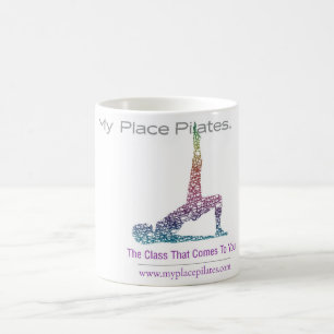Ma tasse de logo de Pilates d'endroit