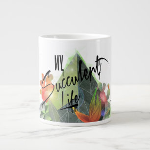Ma tasse succulente d'amusement de la vie