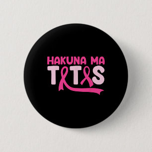 Ma Tatas Breast Cancer Awareness Support Pink Ribb 2 Inch Round Button