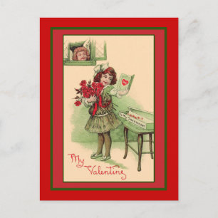 Ma Valentine Cute Cartes d'Art Vintages et Cartes 