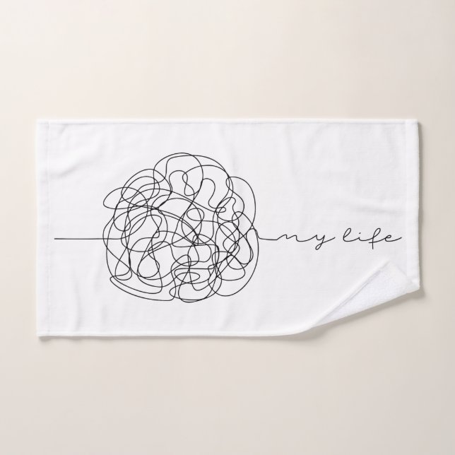 Ma vie (Serviette à main)
