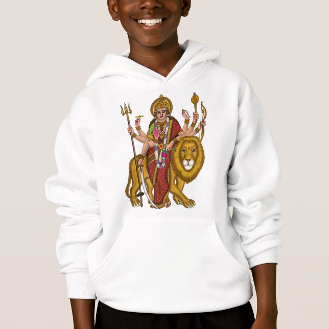 Maa Durga Sweat - shirt à capuche (Devant)