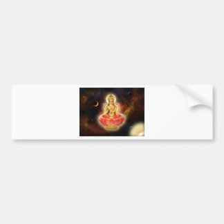 Maa Maha Lakshmi Devi Laxmi Goddess of Wealth Bumper Sticker