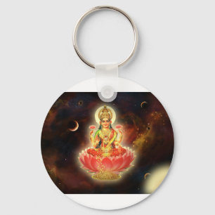 Maa Maha Lakshmi Devi Laxmi Goddess of Wealth Keychain