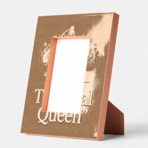 Maa The Real Que  Dusty Rose Gold Floral Photo fra Etched Frames