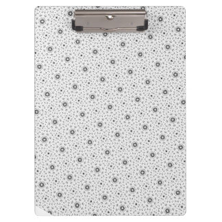 Maacah001 B&W abstract doodle grid Clipboard