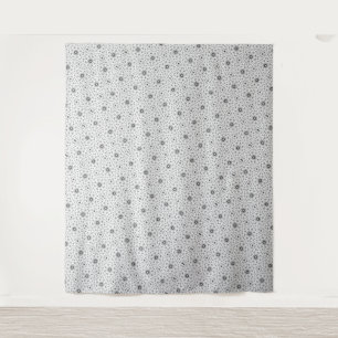 Maacah001 B&W abstract doodle Tapestry