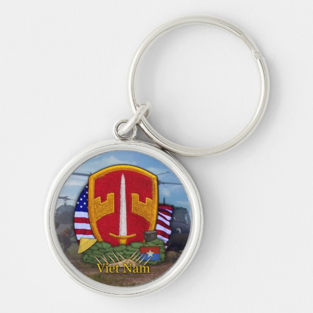 maag military advisor vietnam war patch Keychain (Front)