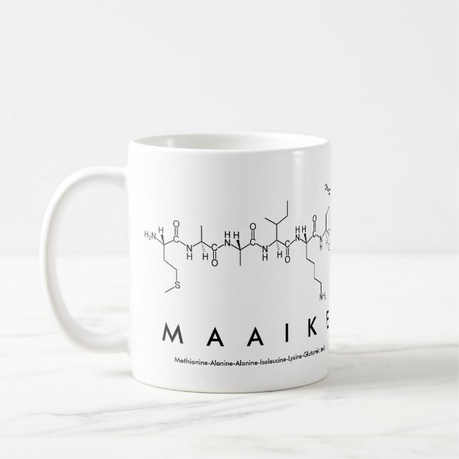 Maaike peptide nom mug (Gauche)