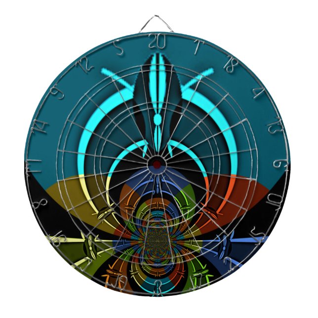 Maasai Colours Hakuna Matata Dartboard (Front)