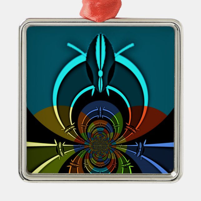 Maasai Colours Hakuna Matata Metal Ornament (Front)