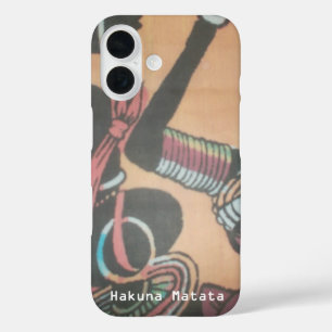 MAASAI Hakuna Matata. iPhone 16 Case