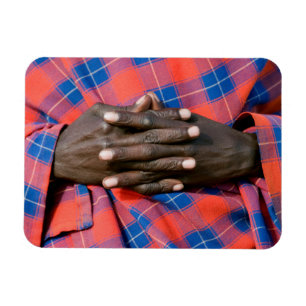 Maasai Man's Hands, Ngorongoro Conservation Magnet