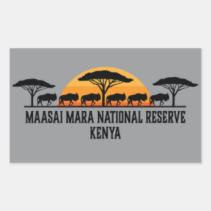 Maasai Mara National Reserve Kenya Sticker