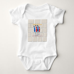 Maasai Morans Christian Art Print Baby Bodysuit