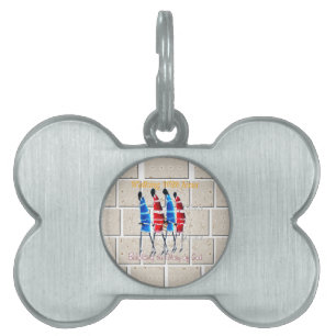 Maasai Morans Christian Art Print Pet ID Tag