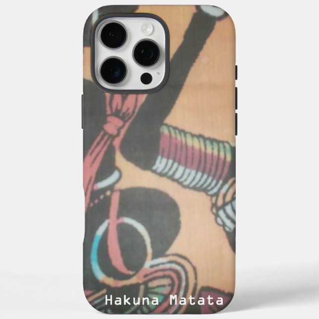 Maasai Tradition and Culture Pattern Art Design Case-Mate iPhone Case (Back)