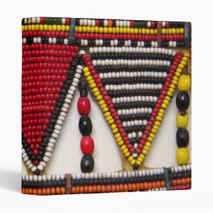 Maasai Tribal Beadwork Binder