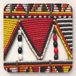 Maasai Tribal Beadwork Coaster