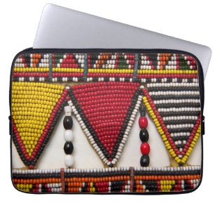 Maasai Tribal Beadwork Laptop Sleeve