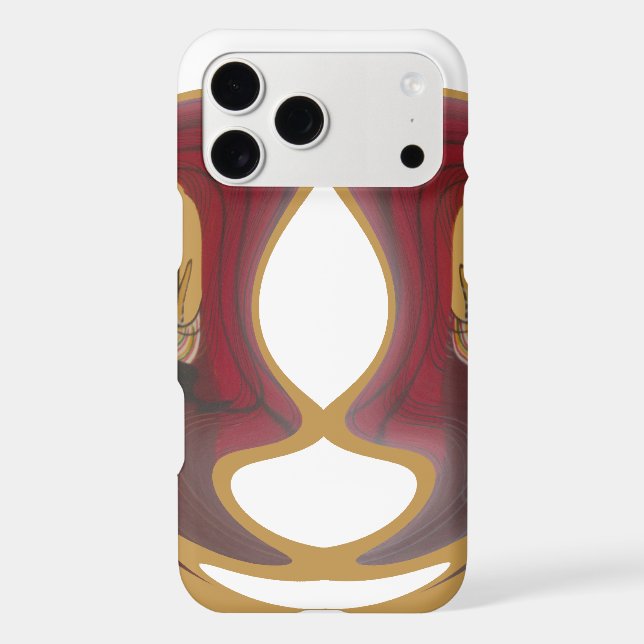 Maasai Tribal Whirl Art Print (Back)