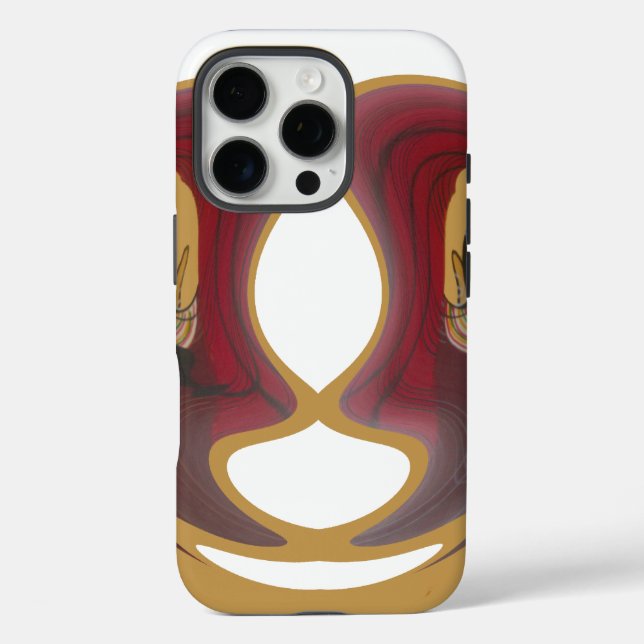 Maasai Tribal Whirl Art Print Case-Mate iPhone Case (Back)