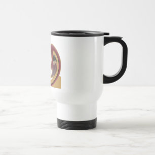 Maasai Tribal Whirl Art Print Travel Mug