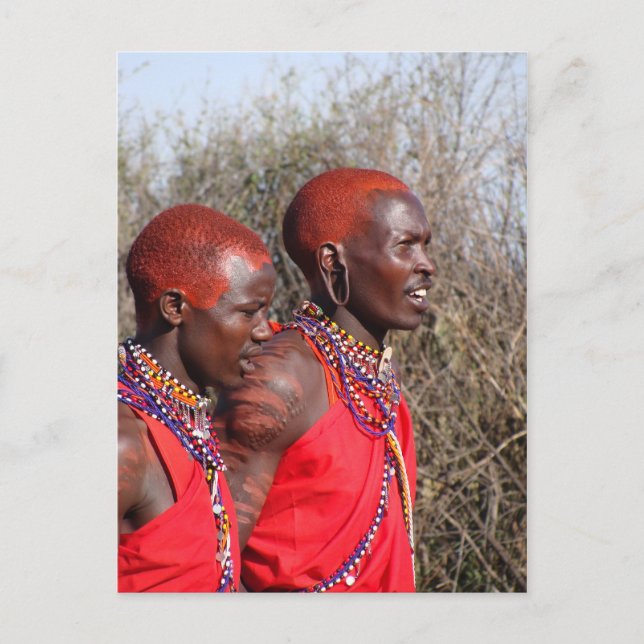 Maasai Warrior-3 Postcard (Front)