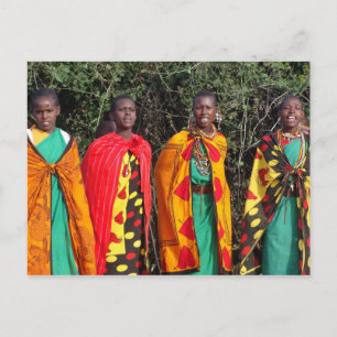 Maasai Women - 1 Postcard