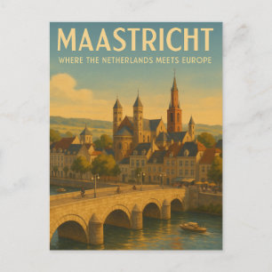 MAASTRICHT – Where the Netherlands Meets Europe Postcard