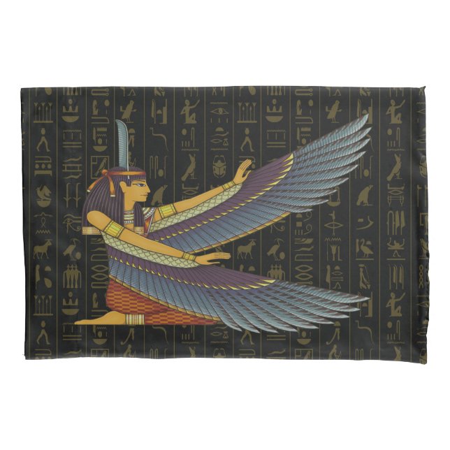 Ma'at Goddess Pillowcase (Front)