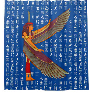 Ma'at Goddess Shower Curtain
