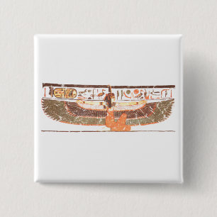 Maat- Nefertari tomb 2 Inch Square Button