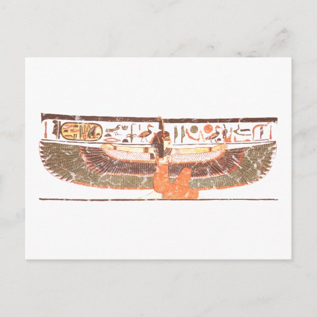 Maat- Nefertari tomb Postcard (Front)