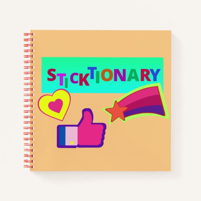 Mabel Pines Sticktionary Notebook (Front)