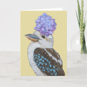 Mabel the kookaburra card