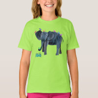 Mabell's Zoo Elephant T-Shirt for kids
