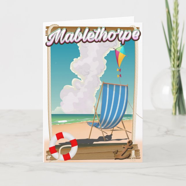 Mablethorpe Holiday poster Card (Front)