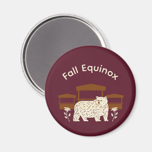 Mabon Harvest Fall Equinox Invitation Magnet