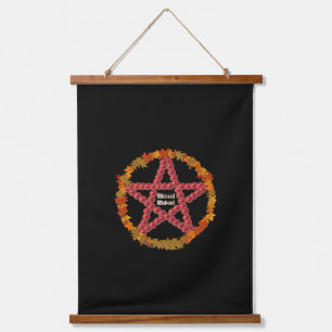 Mabon Pentacle Hanging Tapestry