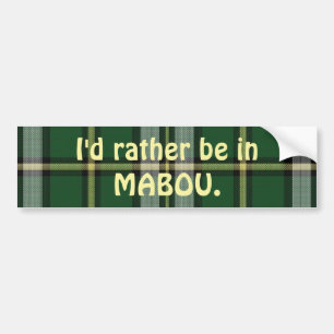 Mabou bumper sticker