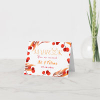 Mabrook|- Islamic congratulations wedding card