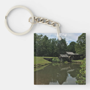 Mabry Mill, Virginia Canvas Print Magnet Keychain