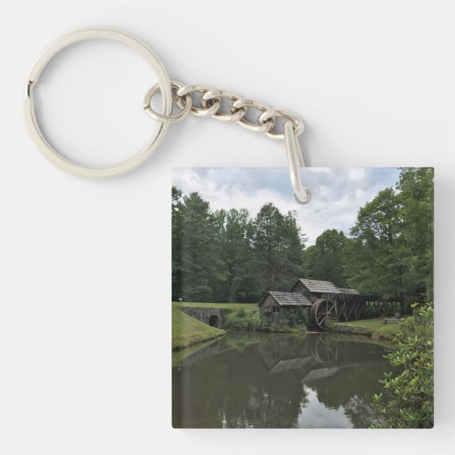 Mabry Mill, Virginia Keychain (Front)