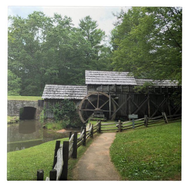 Mabry Mill, Virginia Tile (Front)