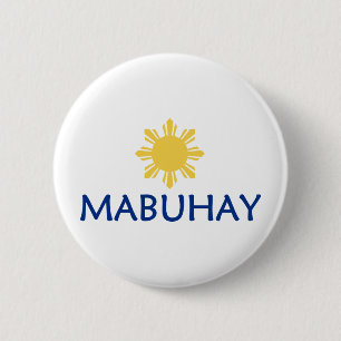 Mabuhay 2 Inch Round Button