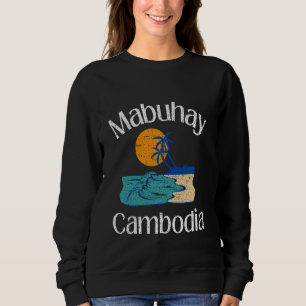 Mabuhay Cambodia Philippines Greeting Tagalog Pino Sweatshirt