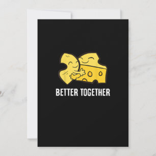 Mac And Cheese Better Together Fun Food Design  Holiday Card