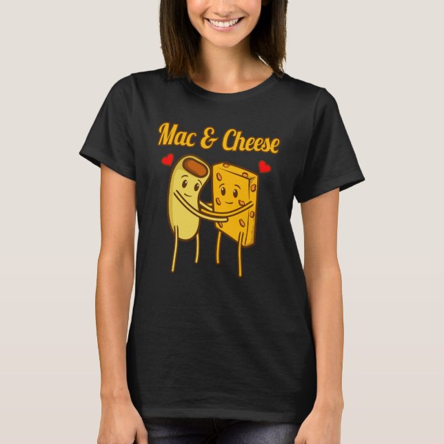 Mac And Cheese Food Lover Eater Graphic T-Shirt (Front)